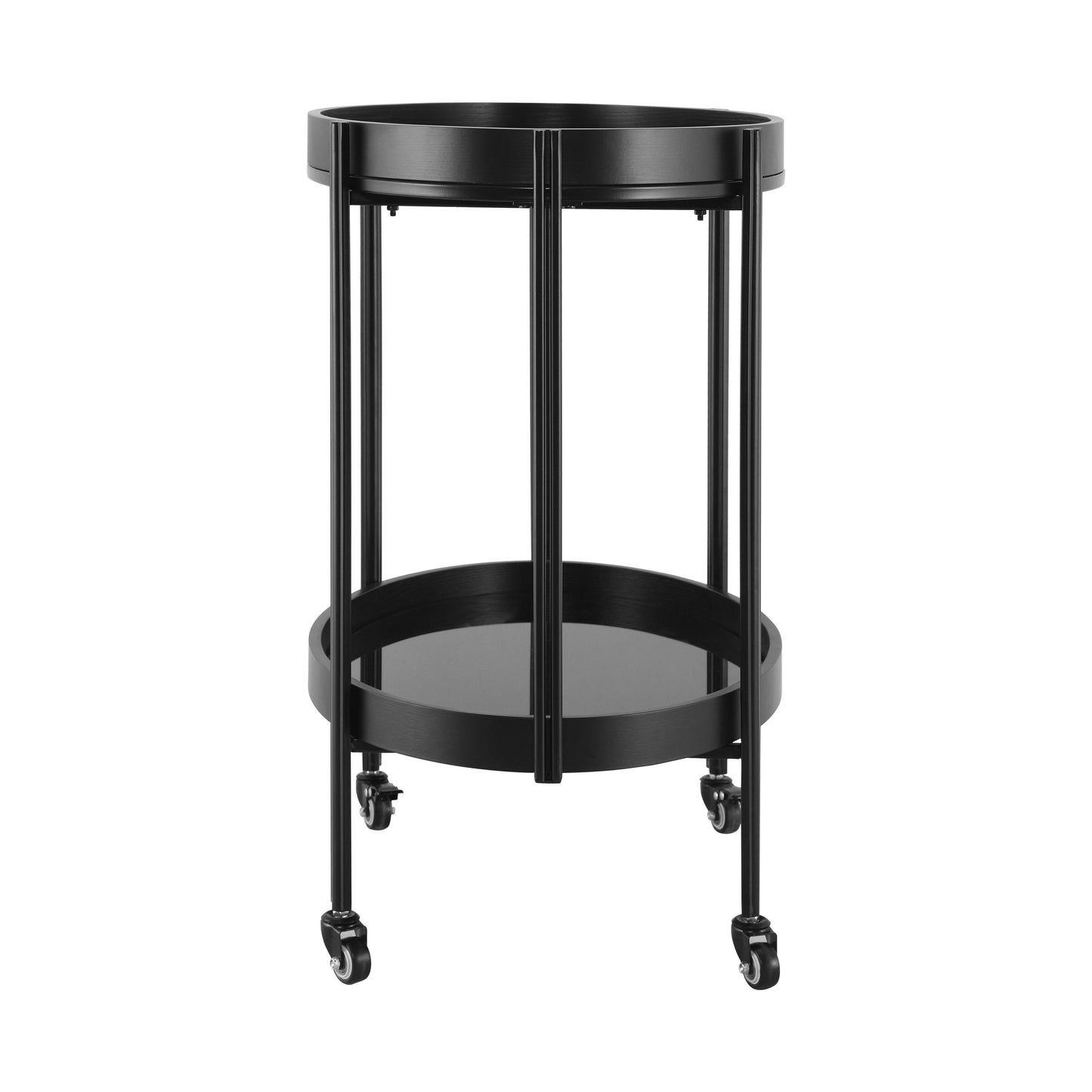 Oval Kitchen Island & Bar Cart