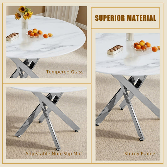 Modern Round Table For Dining Room