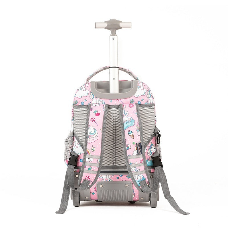 Children's Trolley Schoolbag Student Korean Style Backpack