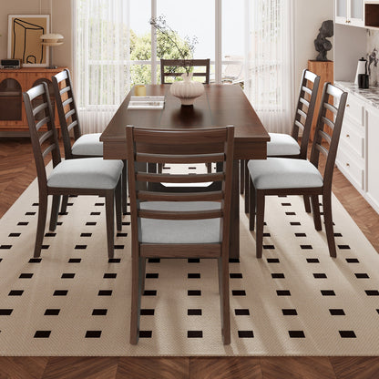 7-Piece Extendable Dining Table Set