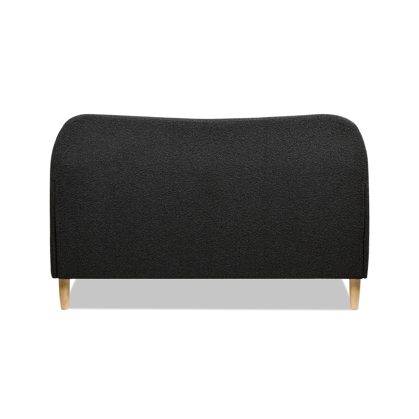 Roman - Curved Headboard Upholstered Platform Bed