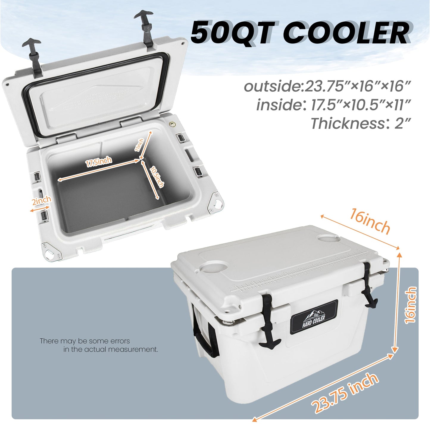 Trailer All 50 Quart Cooler