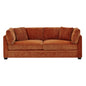 83.50" Modern Flared Arms Sofa (Caramel)