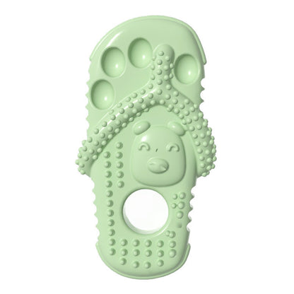 Pet Dog Chewing Toys, Slippers, Teething Toys For Puppies, Durable Rubber Shoes And Slippers, Cleaning Teeth And Protecting Oral Health