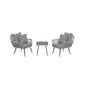 Cannes - 3 Piece Outdoor Patio Conversation Set
