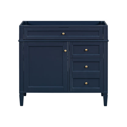 Bathroom Vanity With 2 Drawers And Tip-Out Drawer, Storage Cabinet