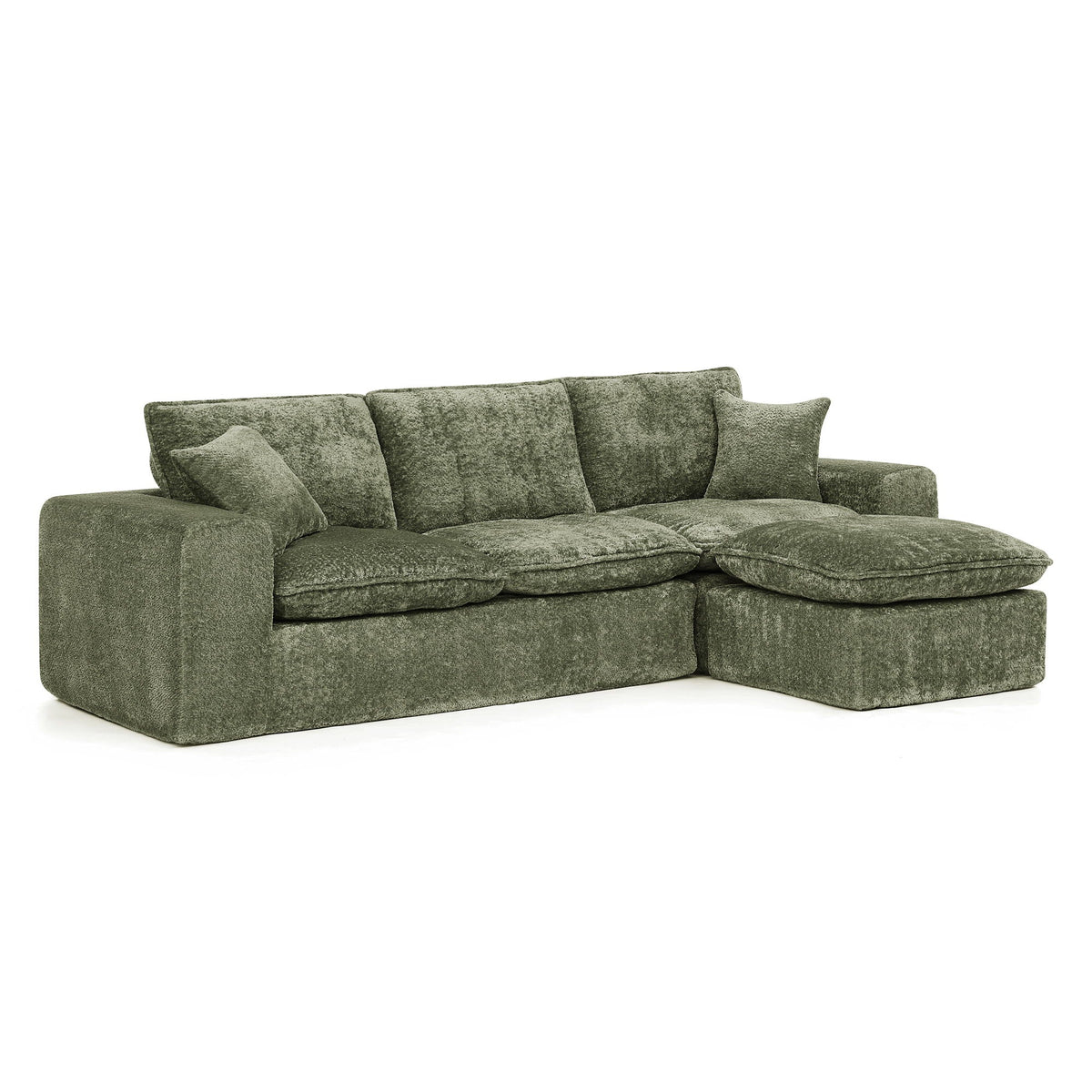 Sectional Sofa With Moveable Ottoman
