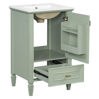 Retro Bathroom Vanity With Sink