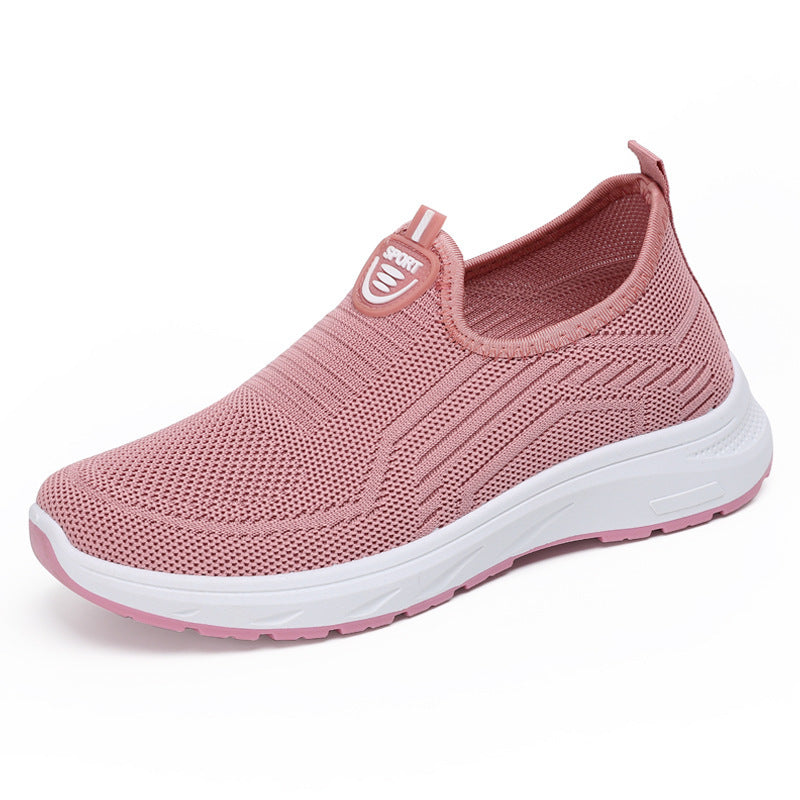 Women's Breathable Mesh Flyknit Single-layer Shoes