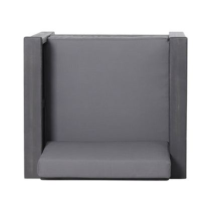 Slat Design Club Chairs With Cushions