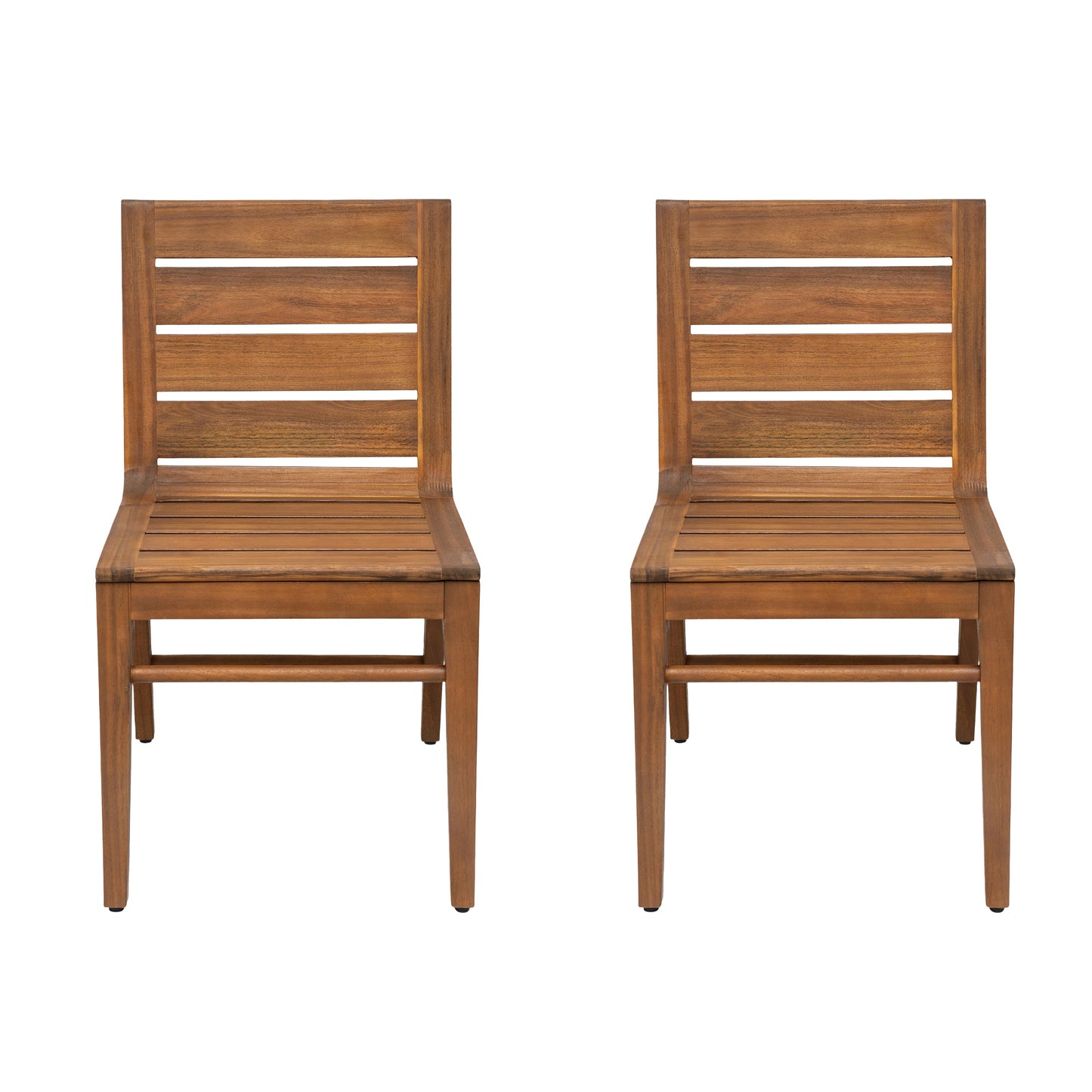 Outdoor Acacia Wood Dining Chair (Set of 2)