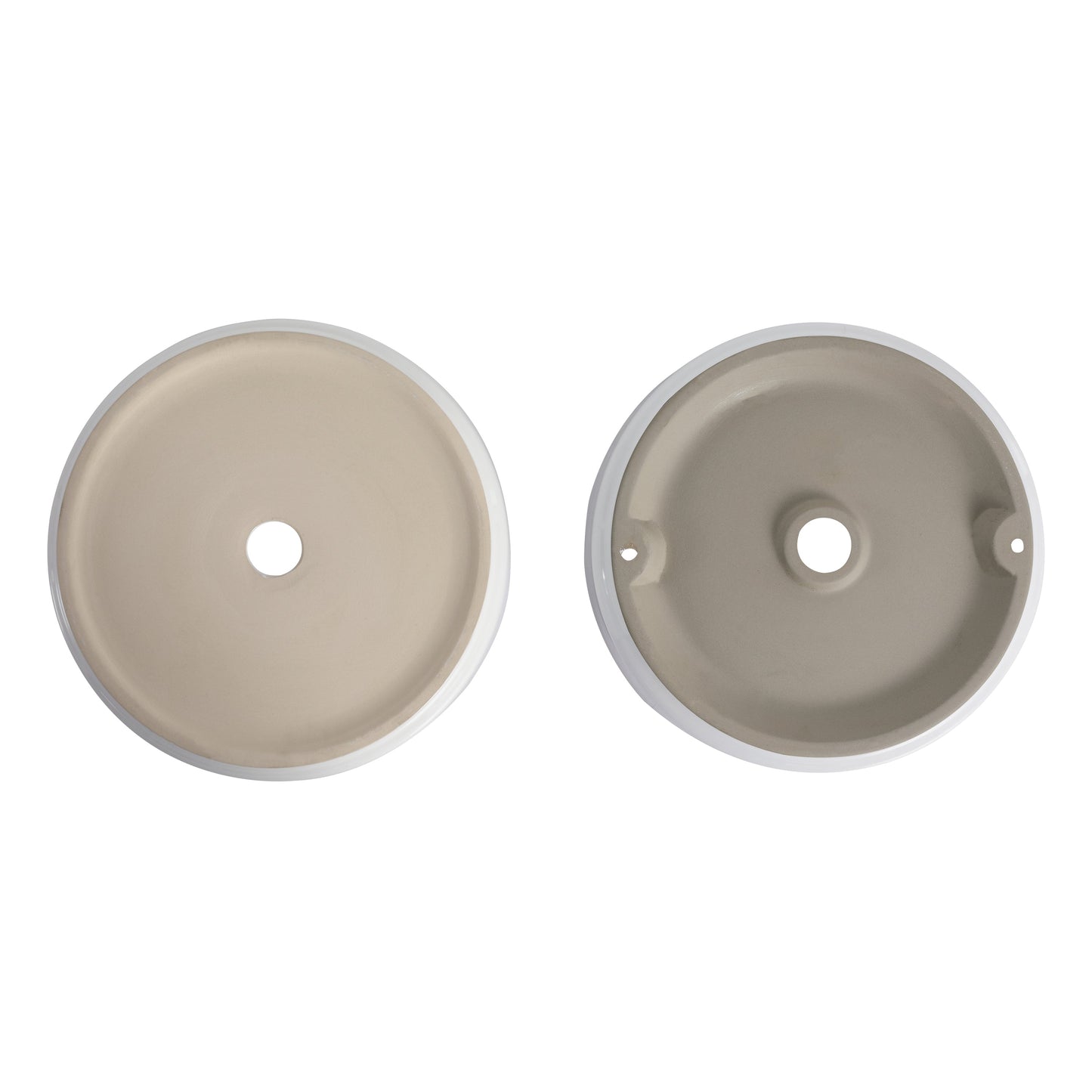 Ceramic Round Above Counter Bathroom Vessel Sink