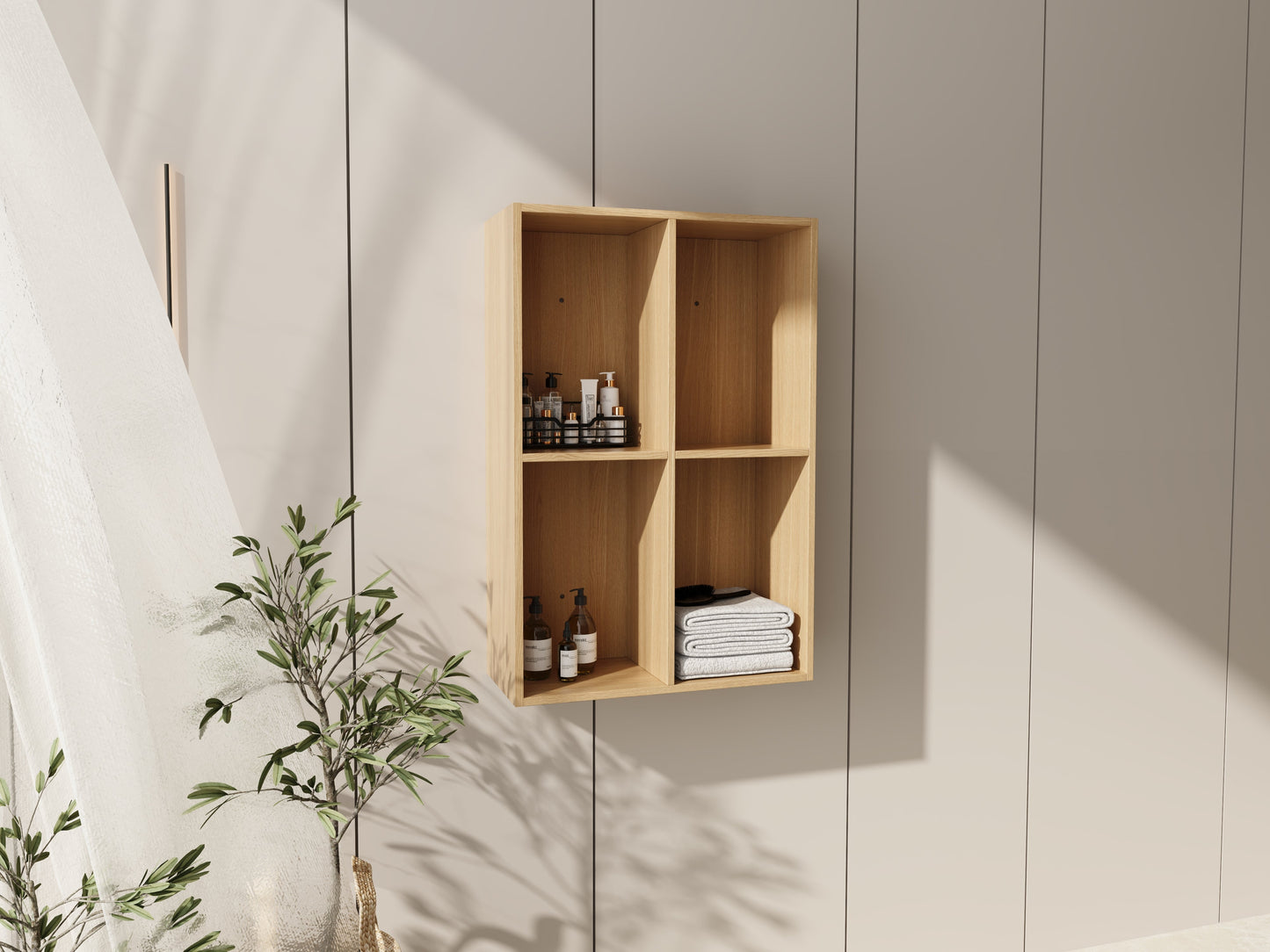 24 Inch Small Wall Mounted Storage Shelves