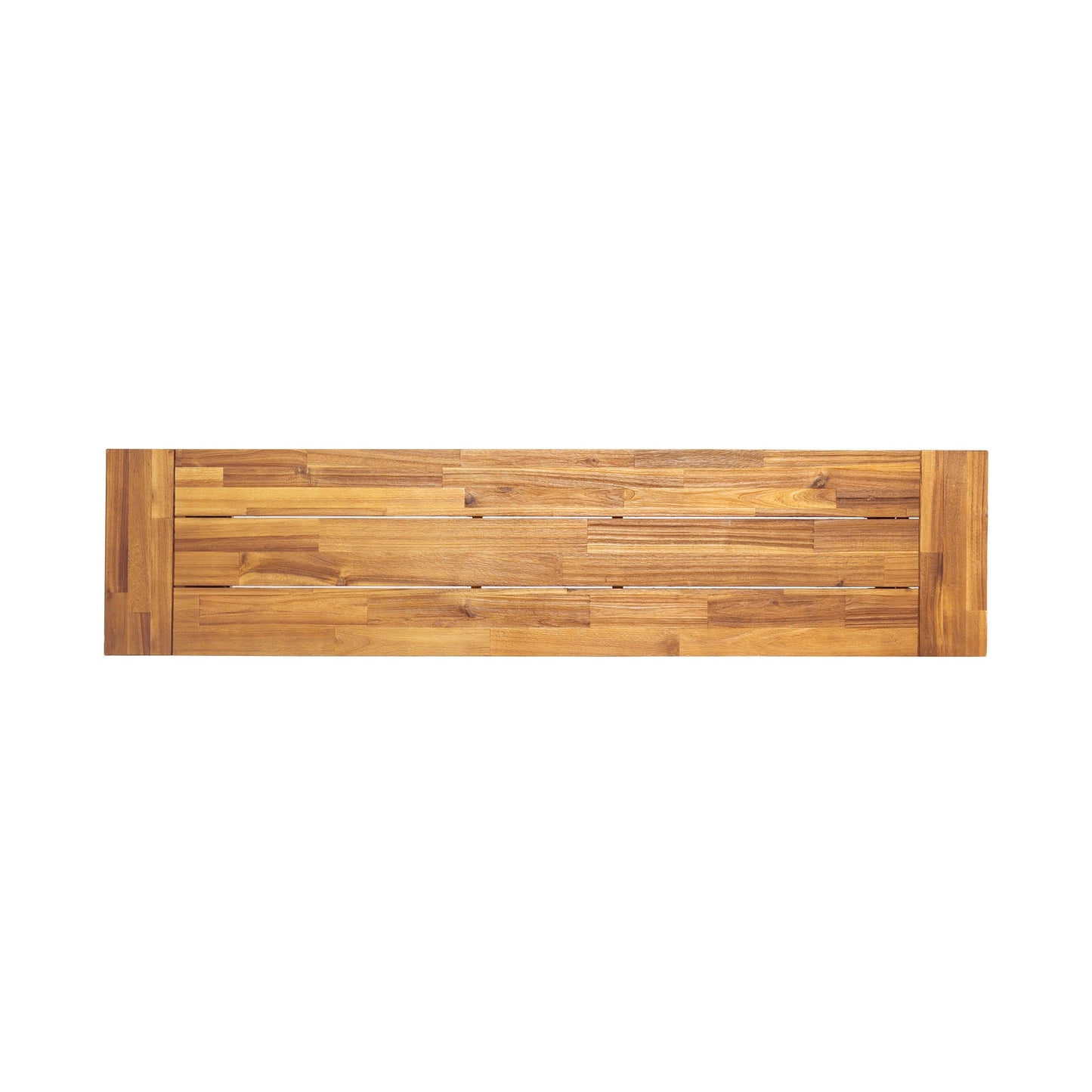 Tranquilizer Outdoor Acacia Wood Bench With Slat Panel Design