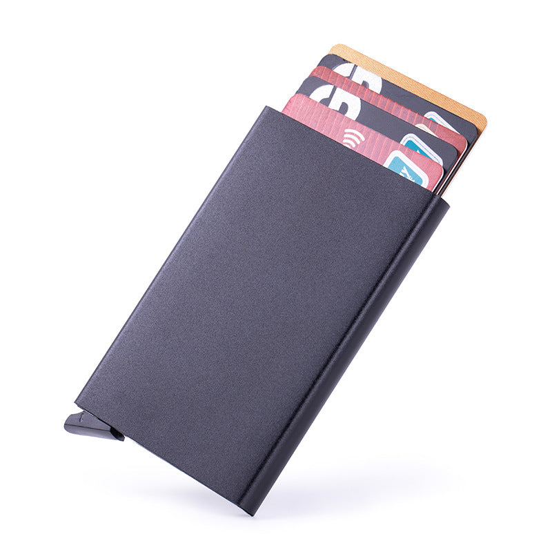 Mens Automatic Pop-Up ID Holder
