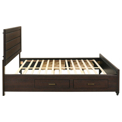 Holmgren - Panel Bed With Side Drawers