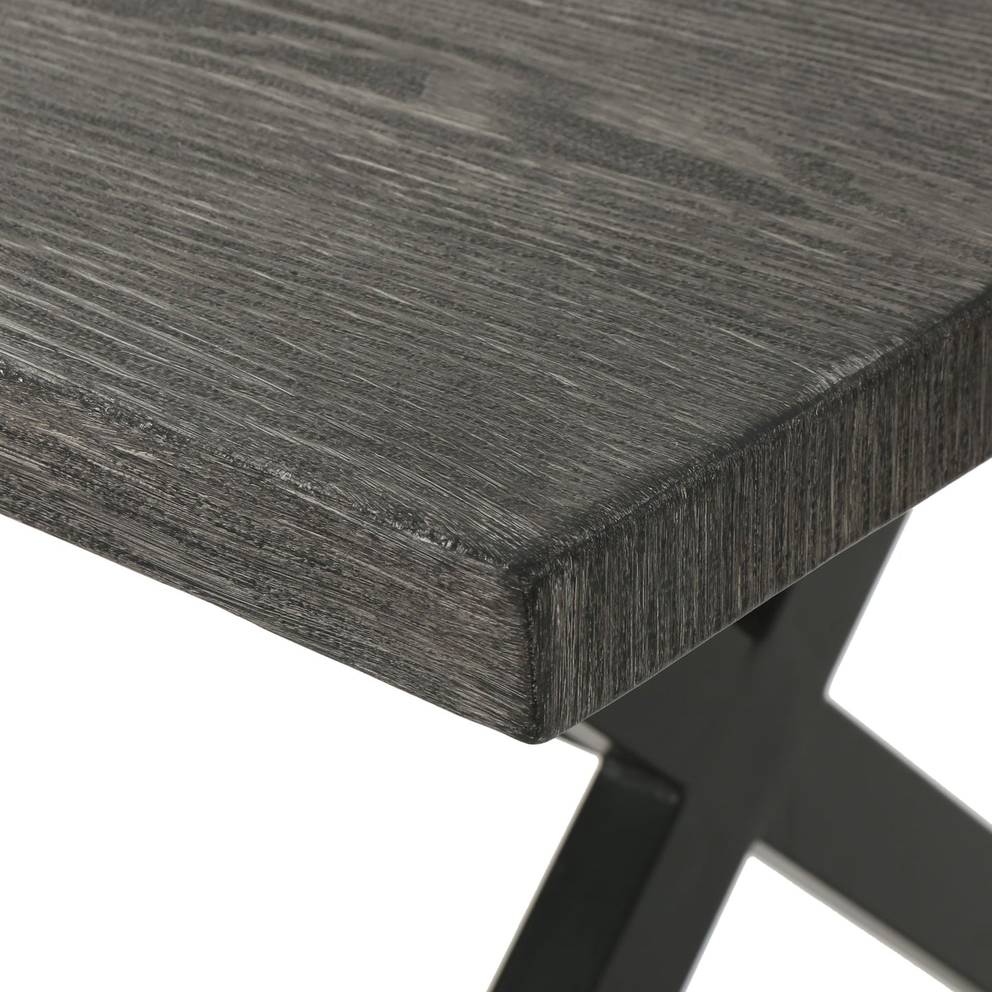 Rolando Outdoor Aluminum Dining Table with Steel Frame
