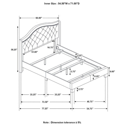 Copper - Wingback Bed
