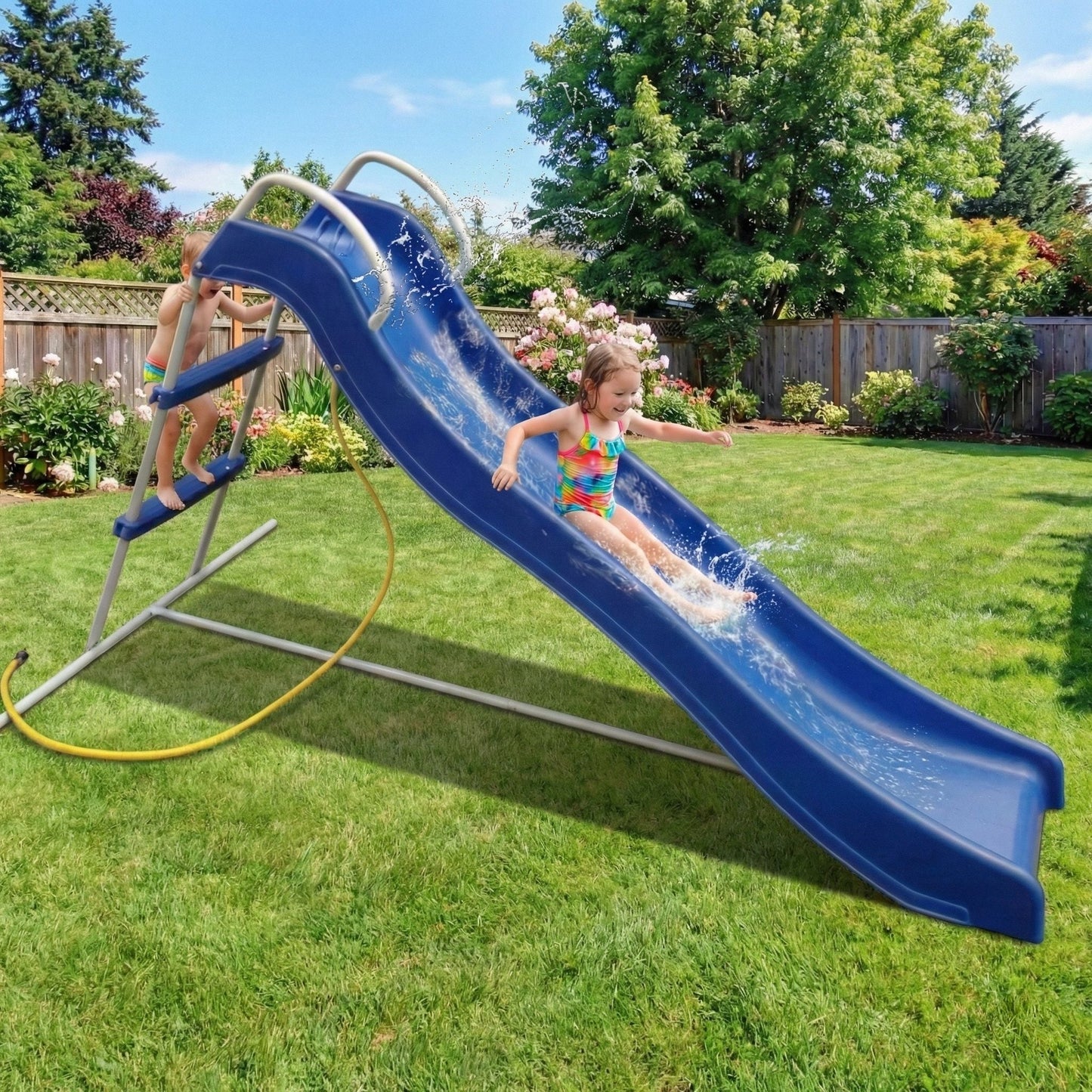 Xsl002 - Slide Indoor Freestanding Playground Equipment - Blue