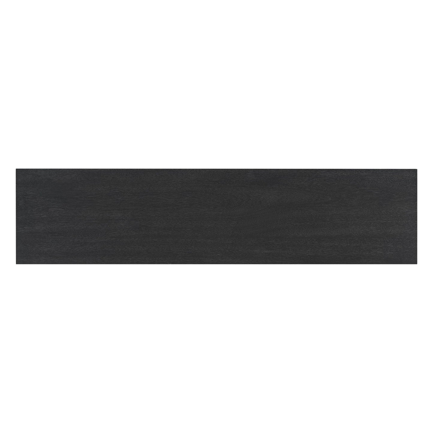 Console Table With V Shape Base, Sculptural Entryway Accent