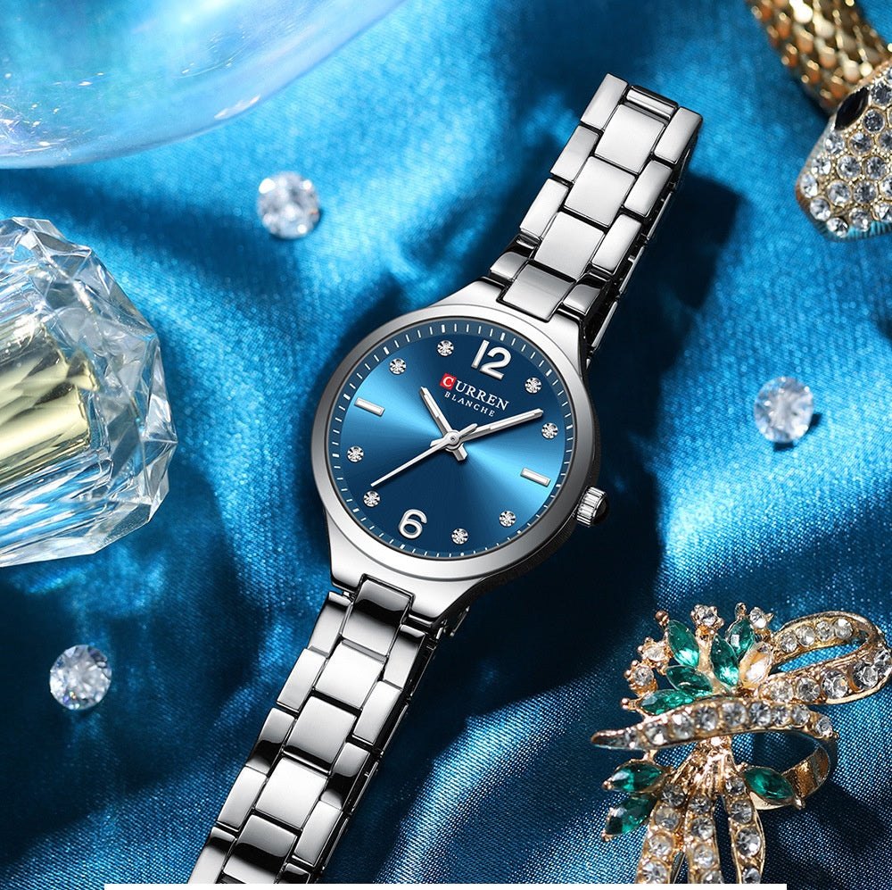 Simple Small Dial Waterproof Quartz Womens Watch