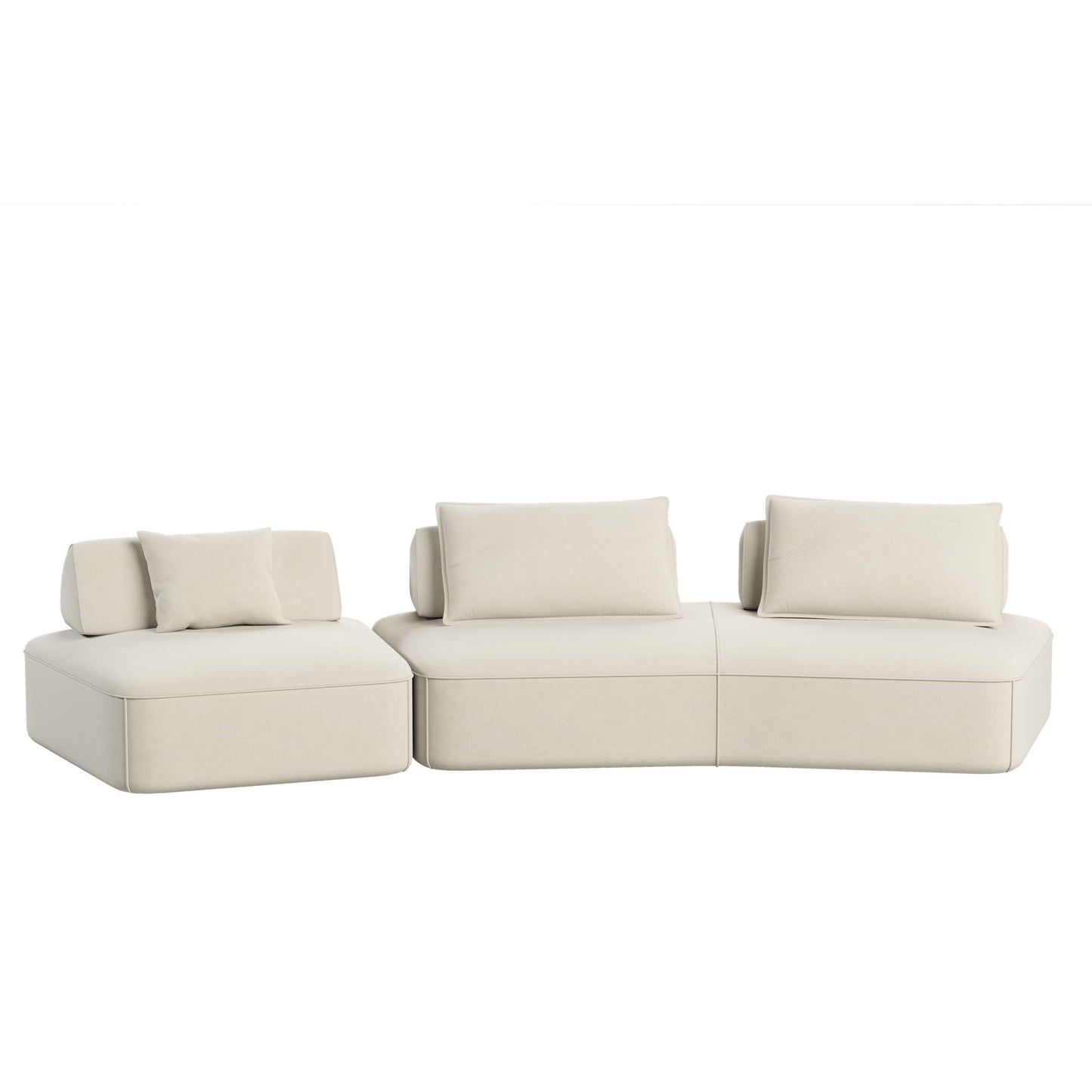 Modern Luxury Oversized Modular Sectional Sofa Set