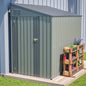 4x7 Foot Lean-To Shed in Olive