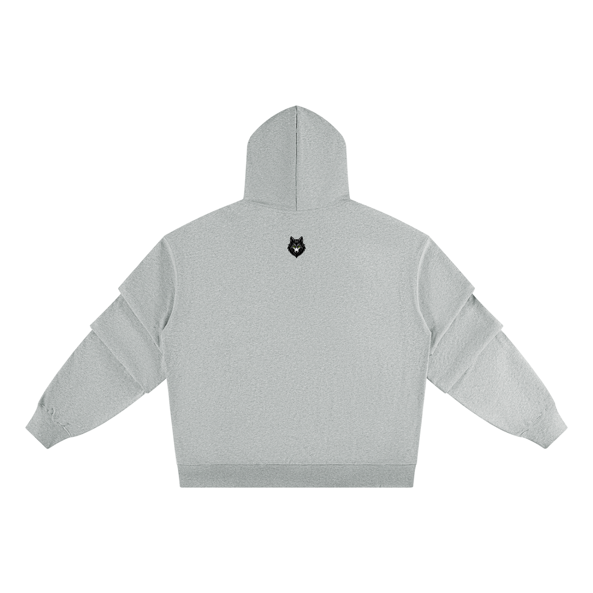 Unisex Heavyweight Ruched Sleeves Hoodie