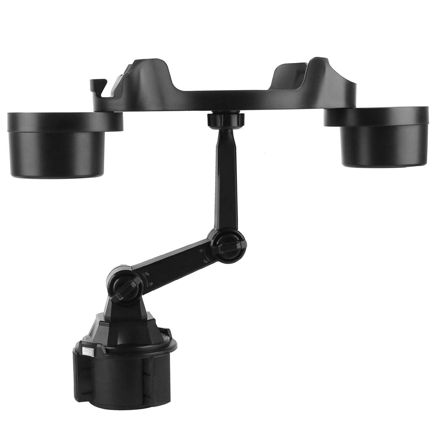 Car Cup Holder Expander 360¡ Rotating Car Tray Bottle Holder Adapter Multifunctional Water Cup Mount Stand with Phone Slot