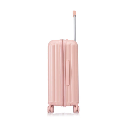 20" / 24" / 28" 3 Pieces / Set Spinner Wheel Luggage, Carry On Suitcase, With Cup Holder & USB Port & Phone Holder