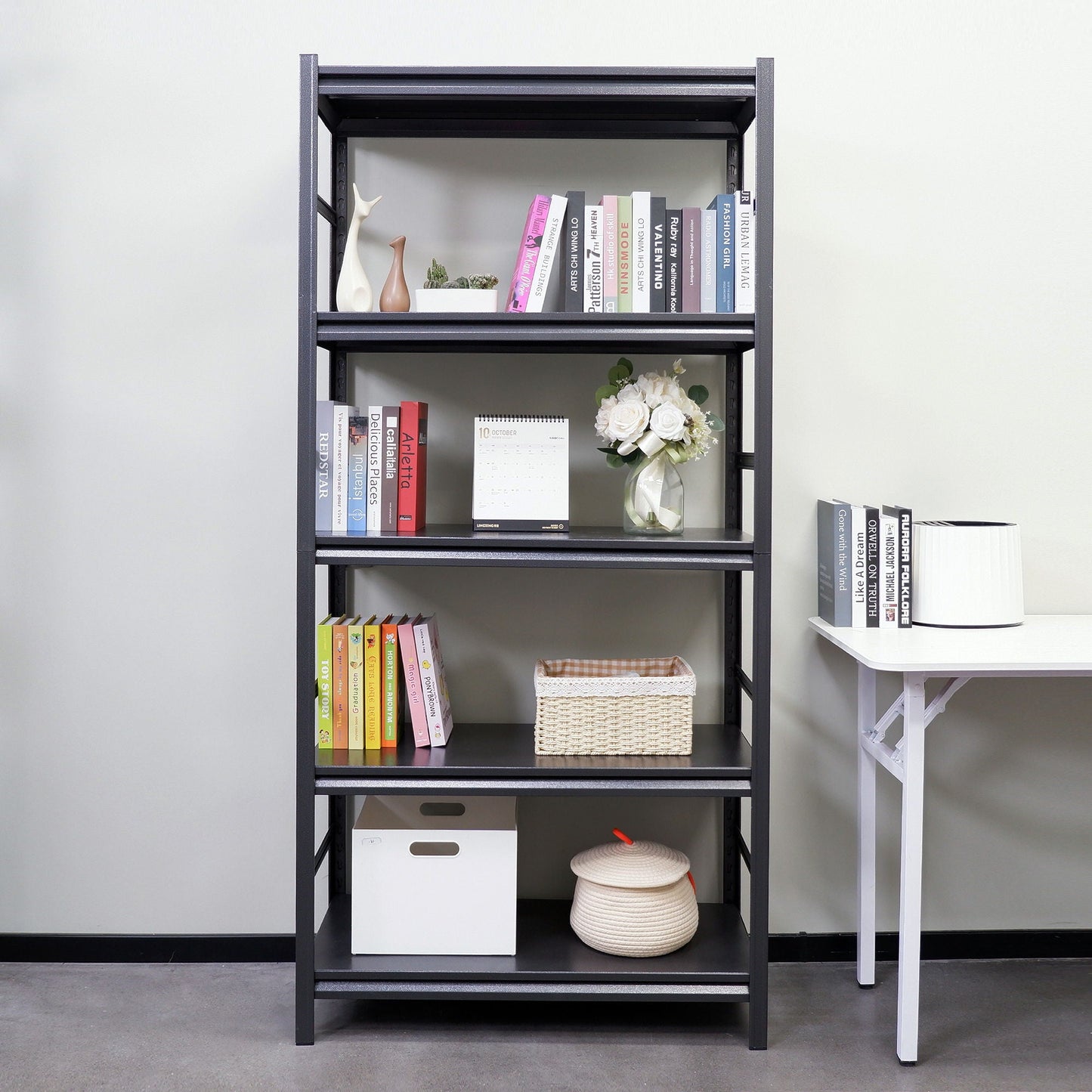 5 Tier Heavy Duty Shelving Unit Adjustable Shelving Units