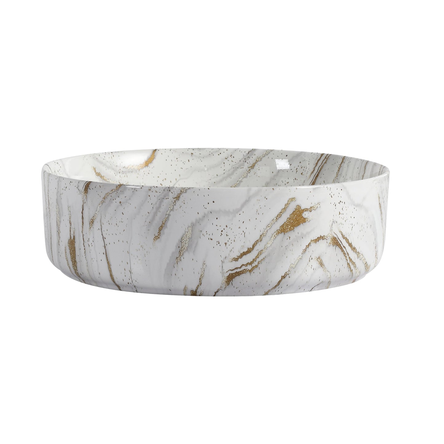 Ceramic Round Above Counter Bathroom Sink Art Basin