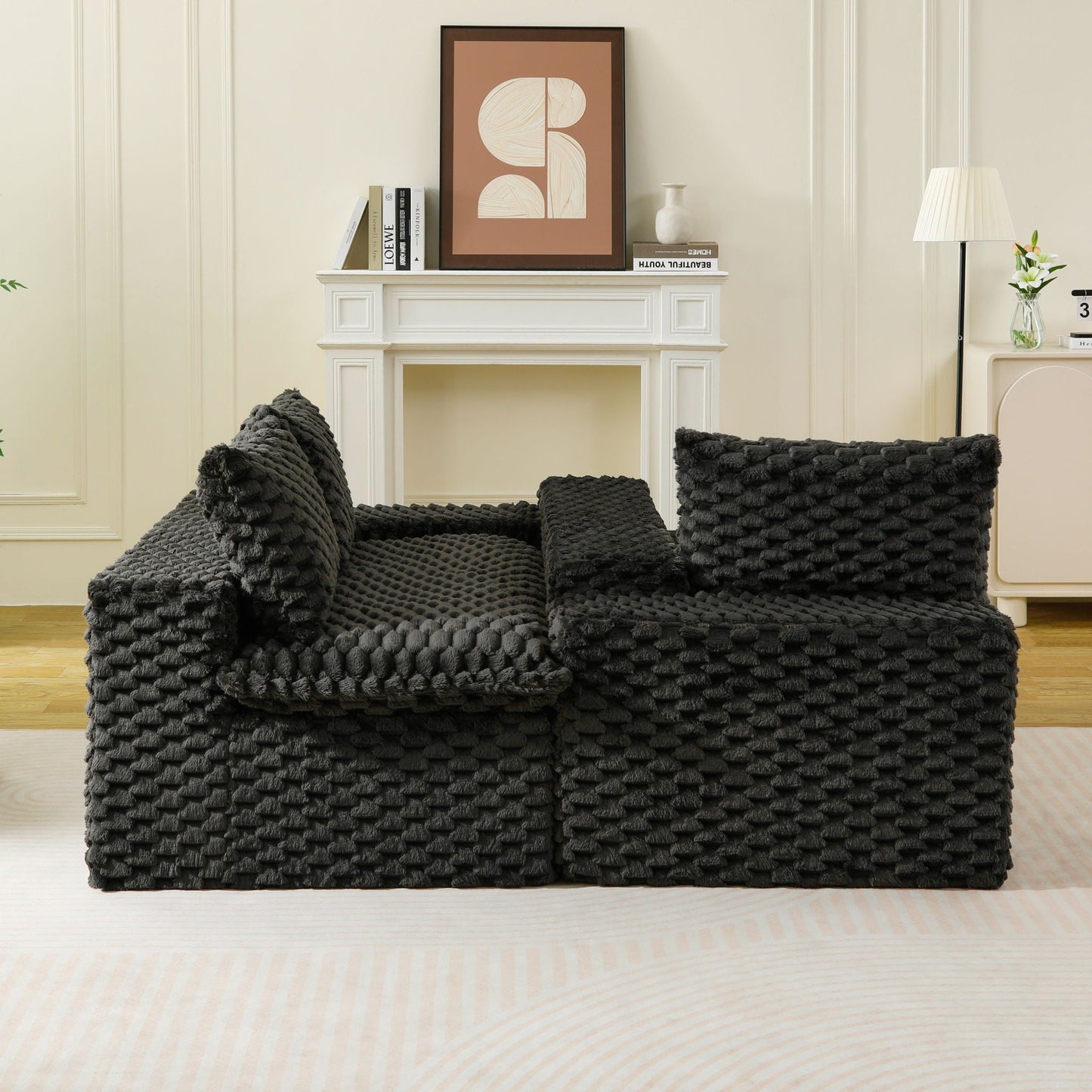 Multifunctional Sofa, Side-By-Side Or Facing Each Other