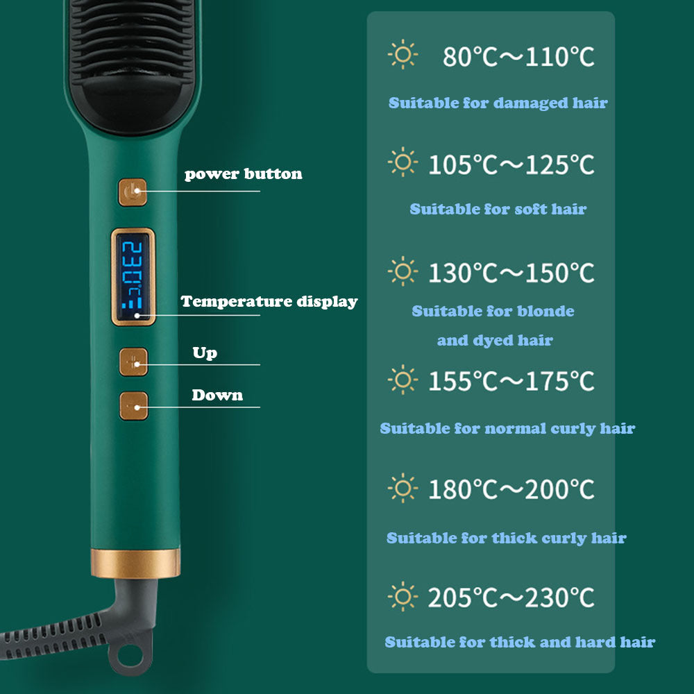 Dual-purpose Splint Electric Curling Comb