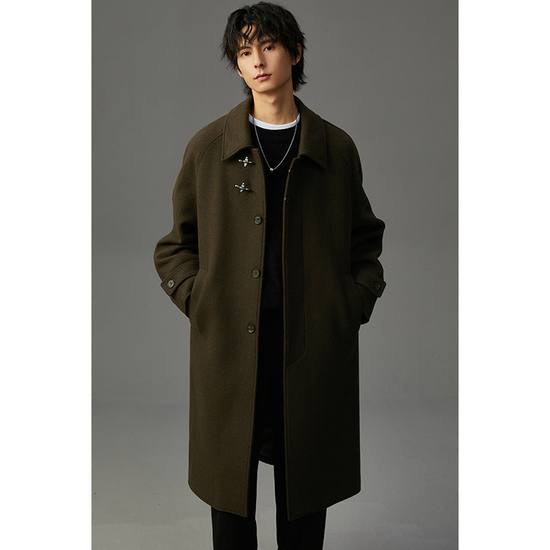 Winter Double-sided Woolen Coat Men