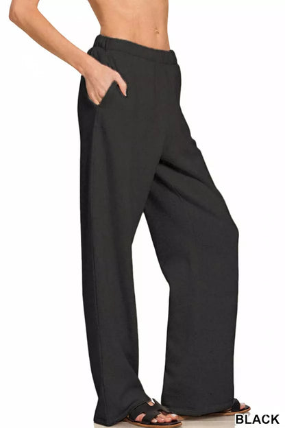 Women's Zenana Fleece Sweatpants