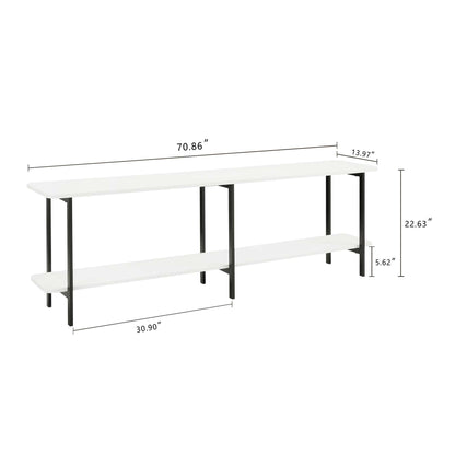 Celine - 2 Shelf Console Table