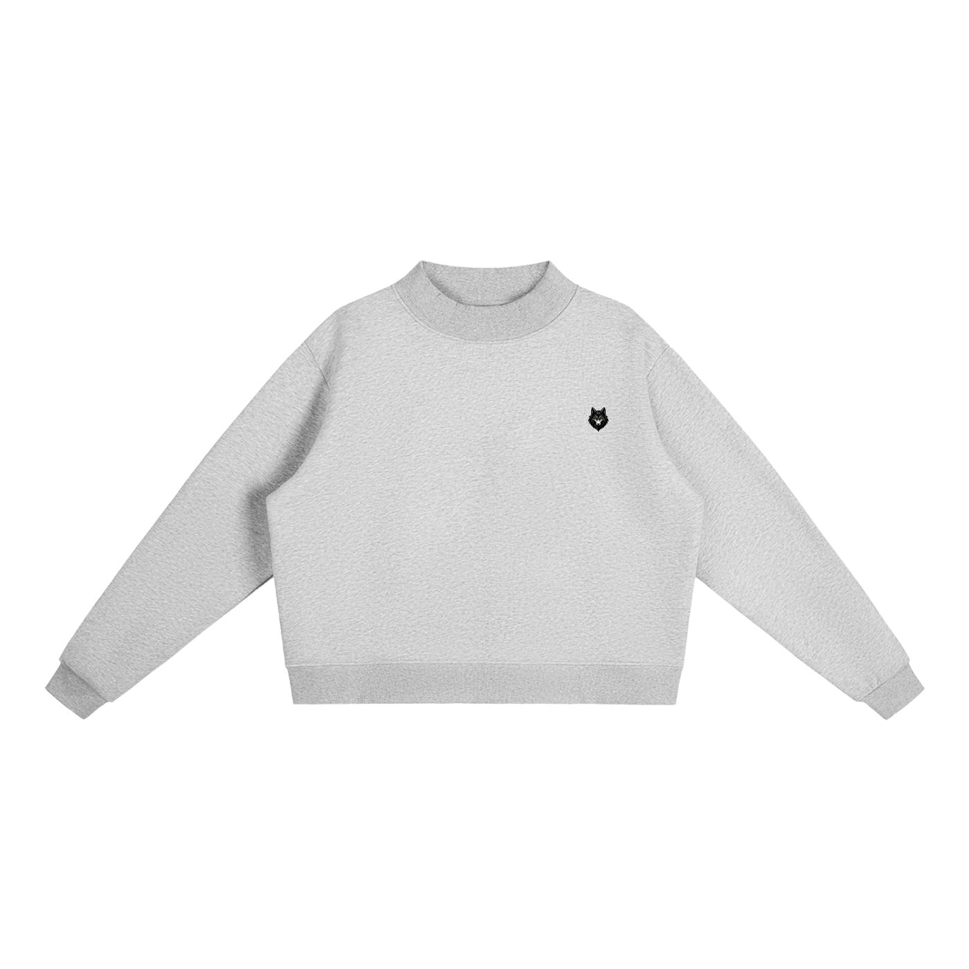 Loki & Ivy Essential Women's Fleece Mock-Neck Crew Sweatshirt
