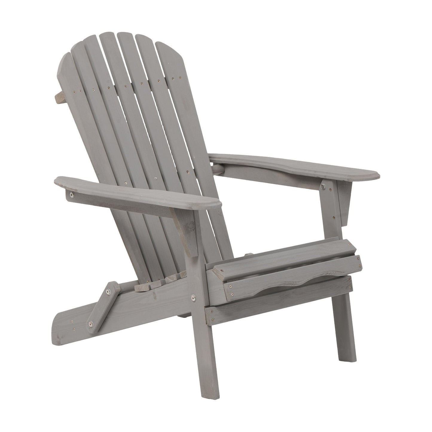 Oversize Outdoor Folding Adirondack Chair, Patio Chair For Garden
