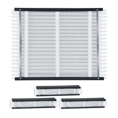 Air Filters MERV 13 Electrostatic Pleated HVAC Furnace Filter 4-Pack 20 x 25 x 4