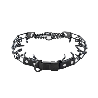 Detachable Stainless Steel Pet Dog Chain Snap Buckle With Spikes