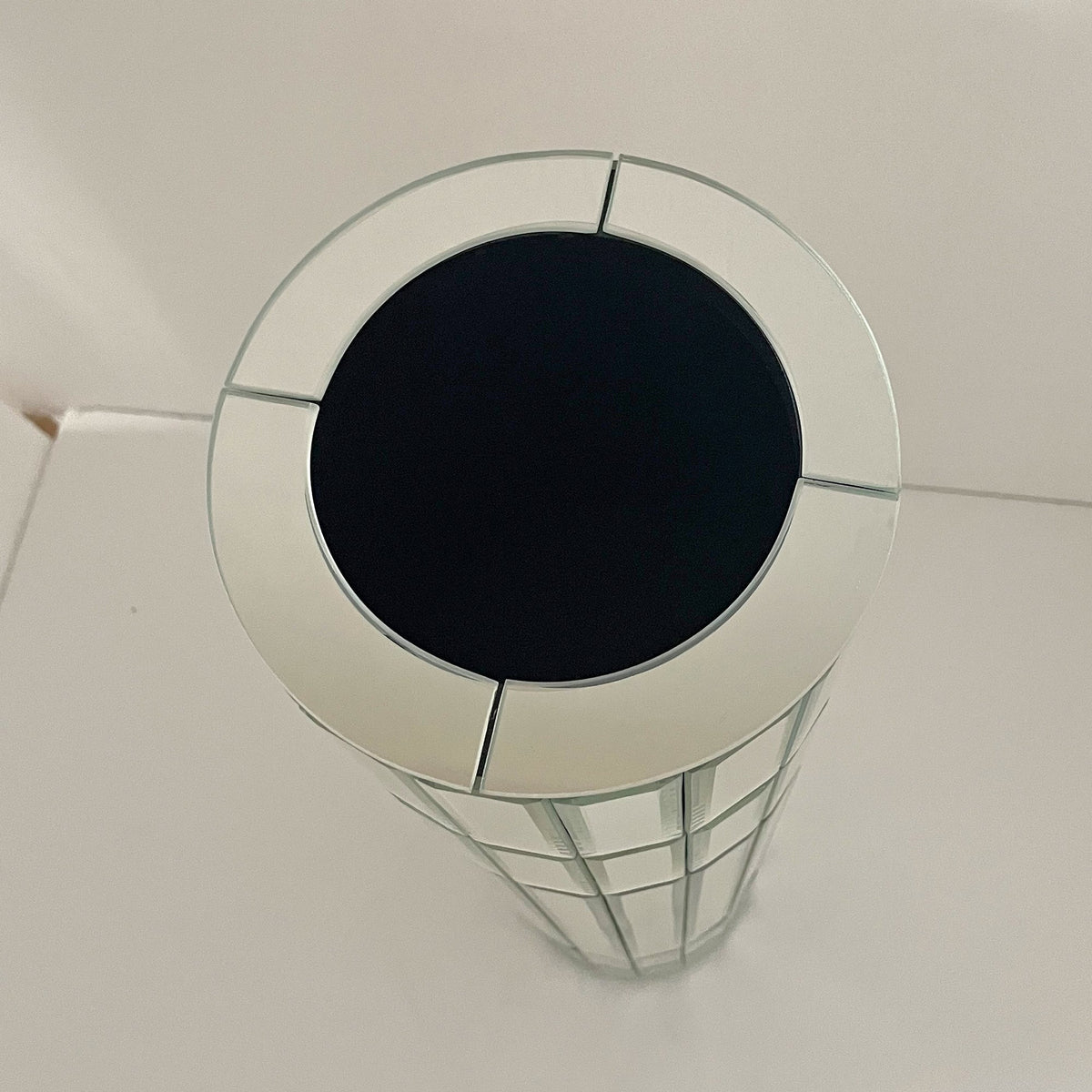 29.92" Tall Floor Vase Mirrored