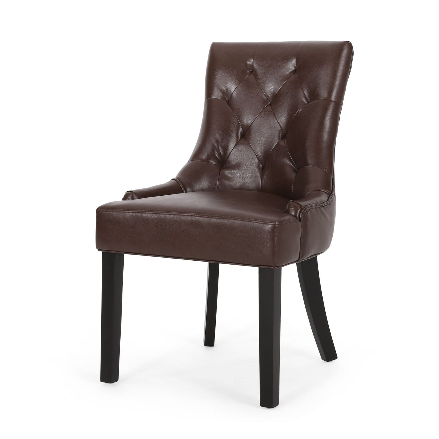Cheney Contemporary Dining Chair Tufted Upholstery (Set of 2)