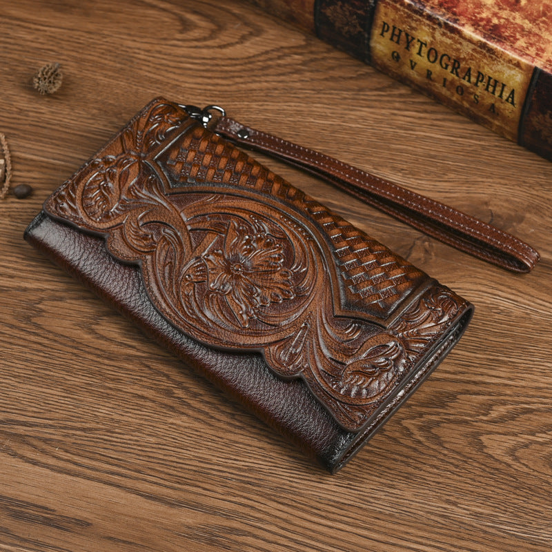 Retro Distressed Style Mens Wallet