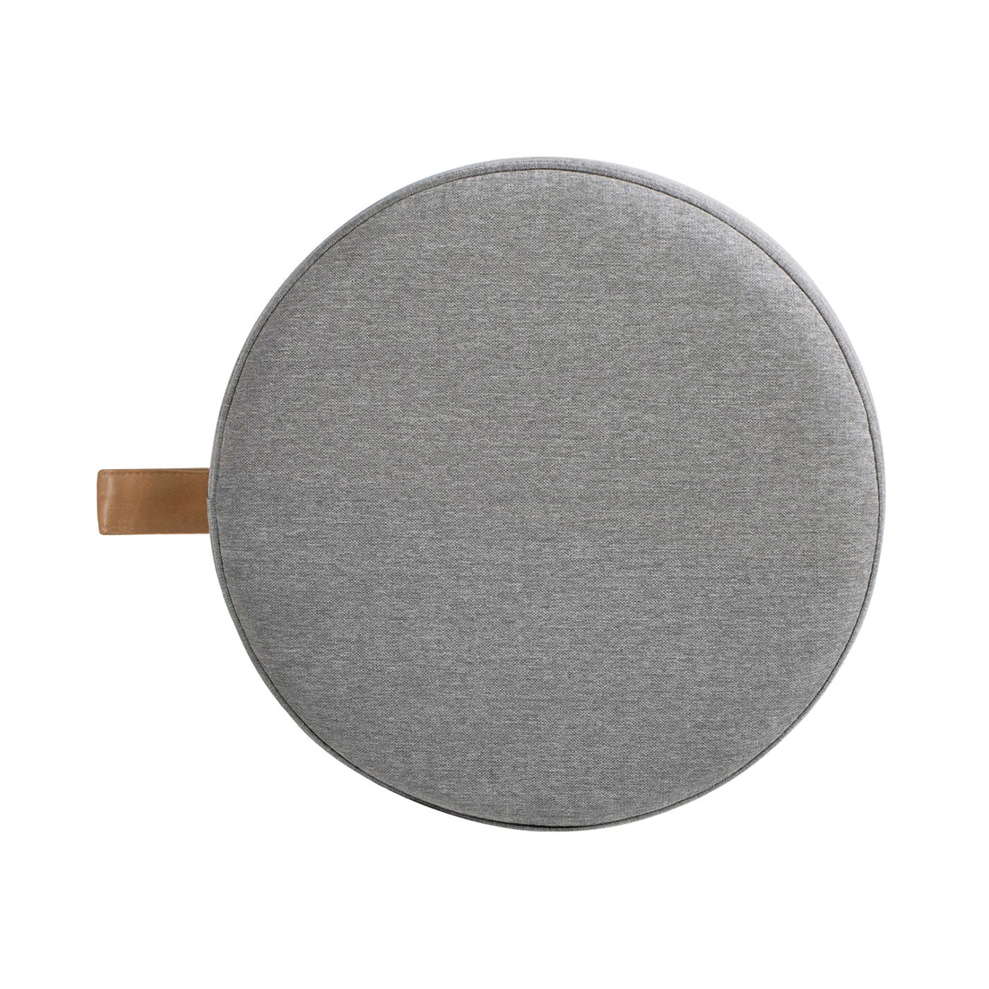 Brandy - Round Upholstered Storage Ottoman With Accent
