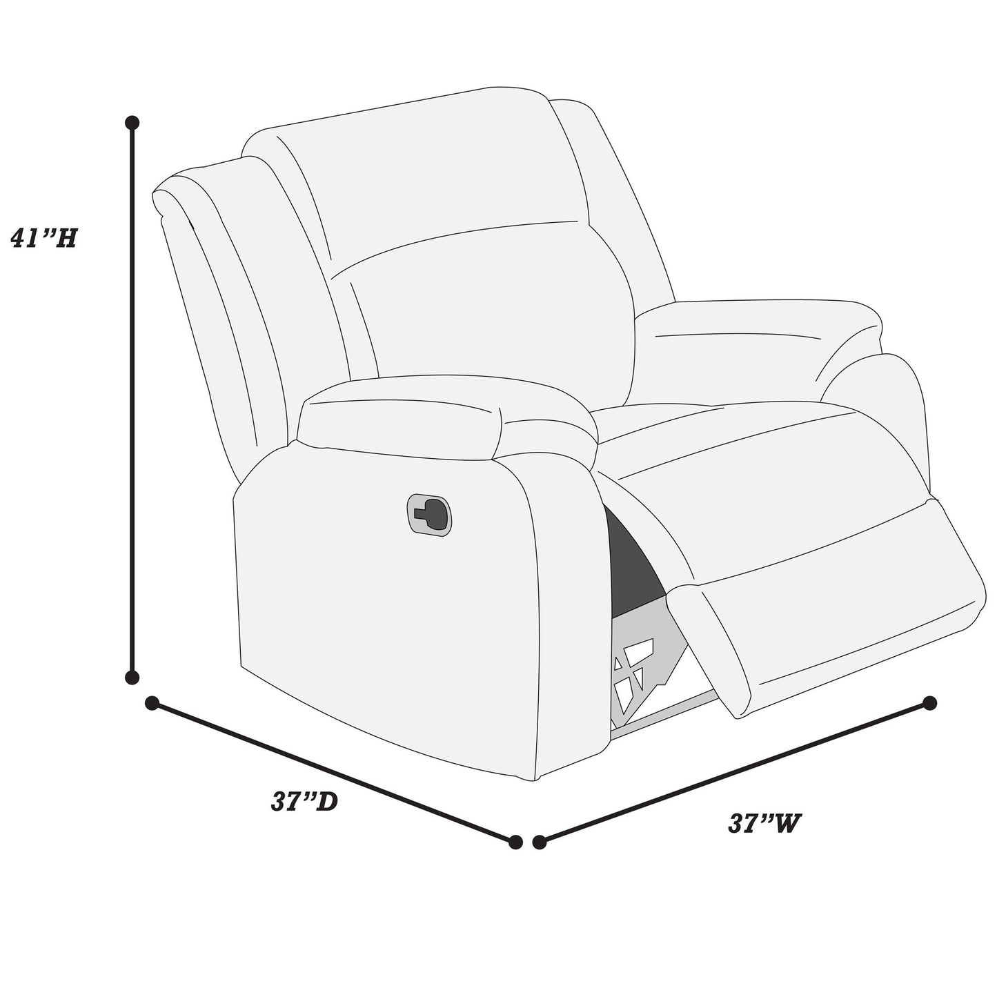 Modern Motion Sofa Set
