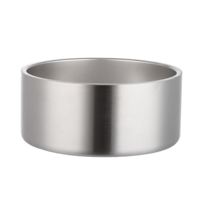 Stainless Steel Dog Bowl Inside And Outside 304 With Silica Gel Pad
