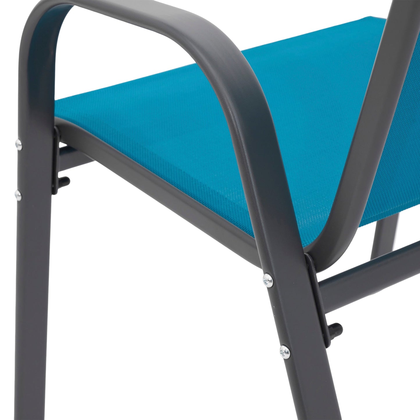 6-Piece Patio Chairs Set with High Backrest and Armrests