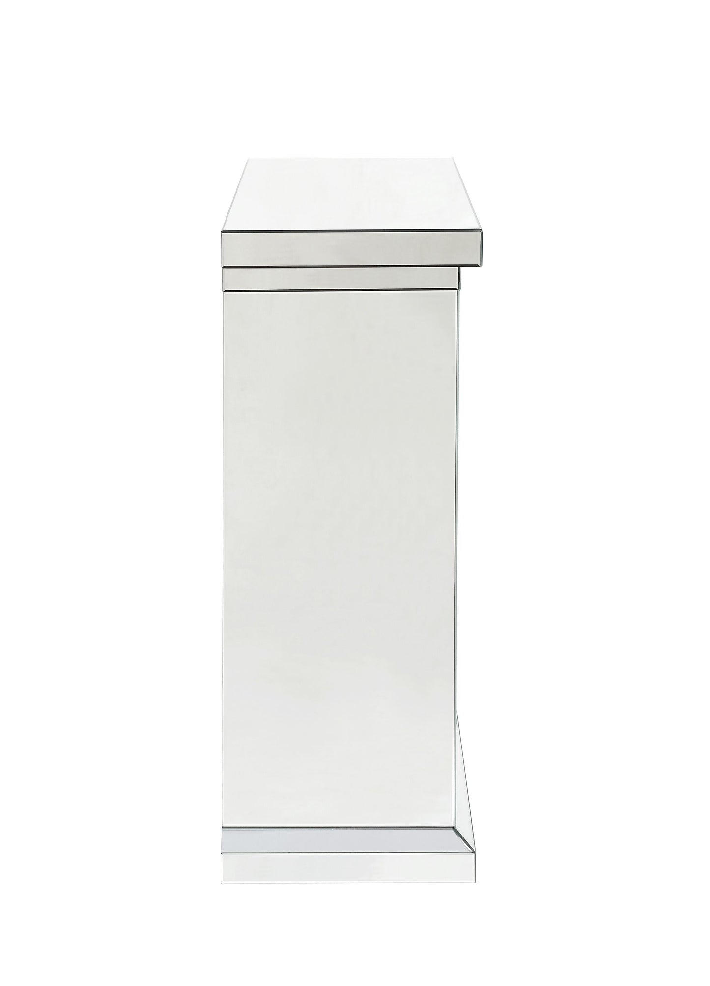 Noralie Mirrored & Faux Diamonds Fireplace