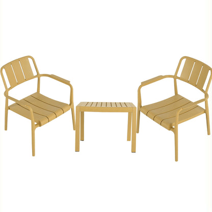 3 Piece Indoor / Outdoor Leisure Table And Chair Set